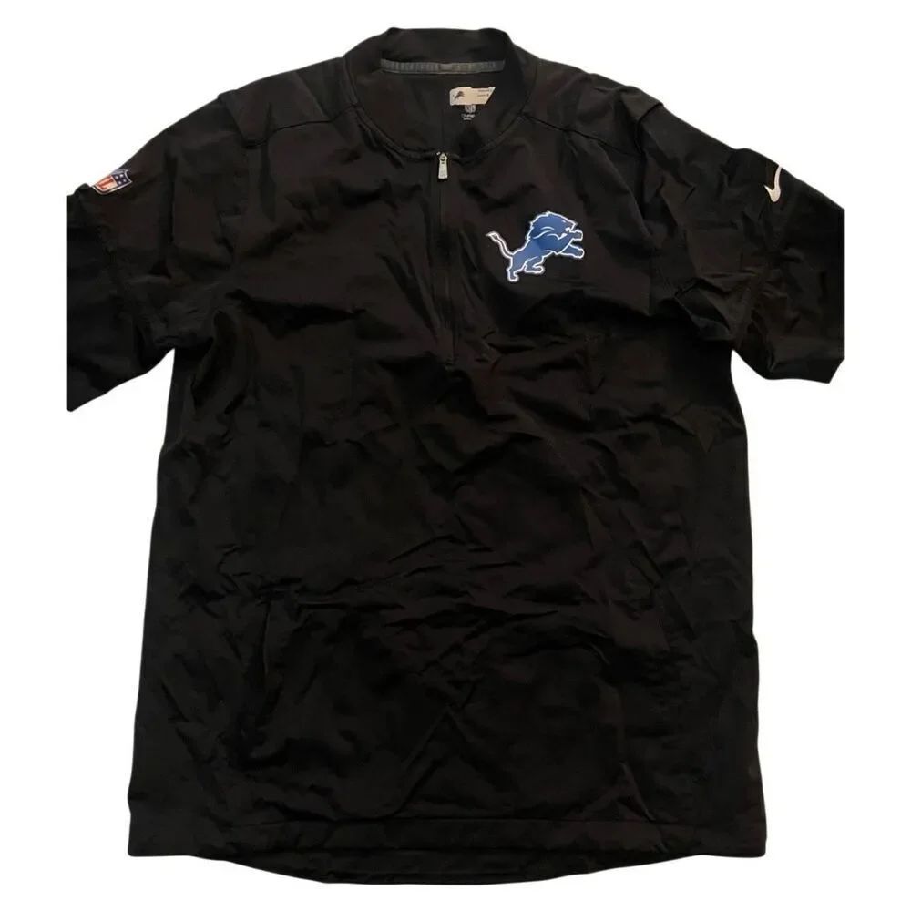 NIKE DETROIT LIONS ON FIELD APPAREL PERFORMANCE JACKET